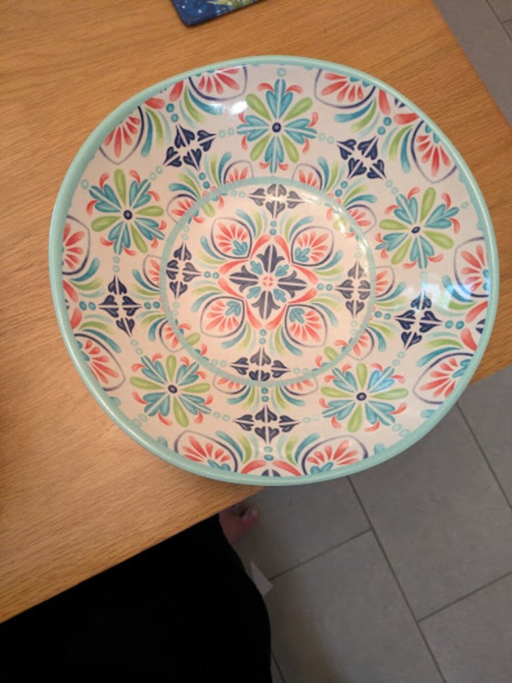 Serving Platter and Salad Bowl